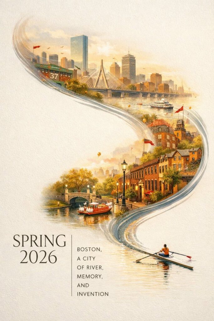 A city poster, and text that actually rendered
