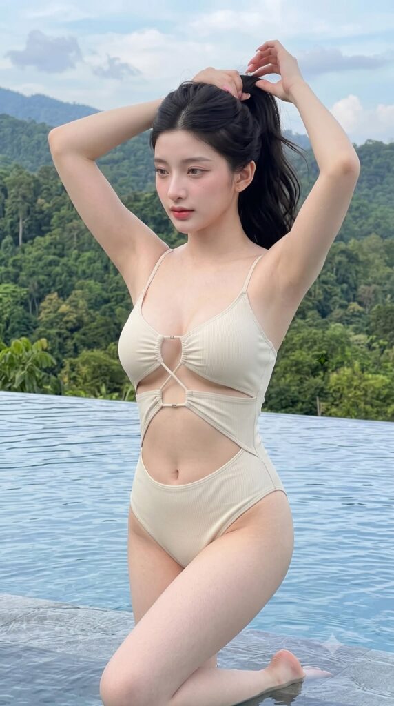Infinity pool, and the pose that landed once