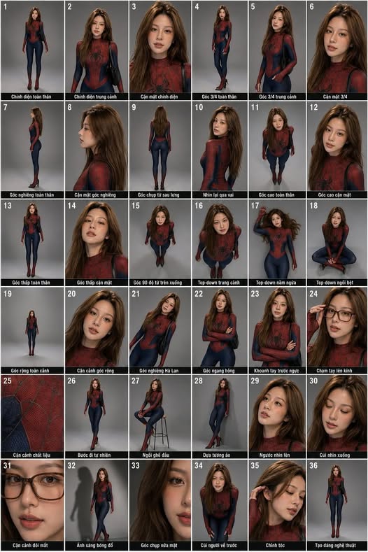 Thirty-six panels, and glasses only where asked